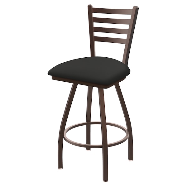 Holland Bar Stool Co 30" Swivel Bar Stool, Brnz Finish, Canter Iron Seat X410 - main